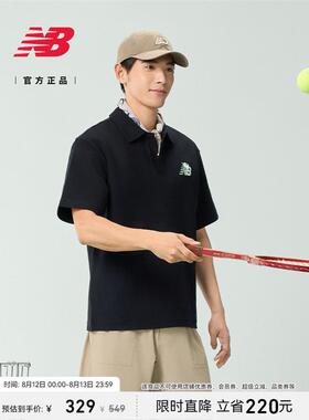 New Balance NB正品25新款男休闲翻领POLO短袖T恤NFF29101