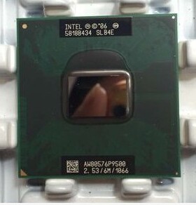 P9500 P9600 P9700 笔记本CPU 6M 1066 原装PGA正式版 PM45 GM45