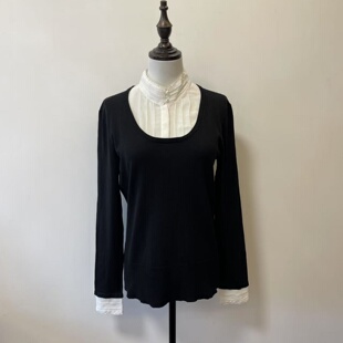 超值 高级白领S**精纺真丝 高品质长袖针织衫毛衣 大码女装【宗逸