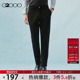 加厚 2025柔软修身 磨毛 商场新款 G2000男装 锥形裤 保暖休闲裤