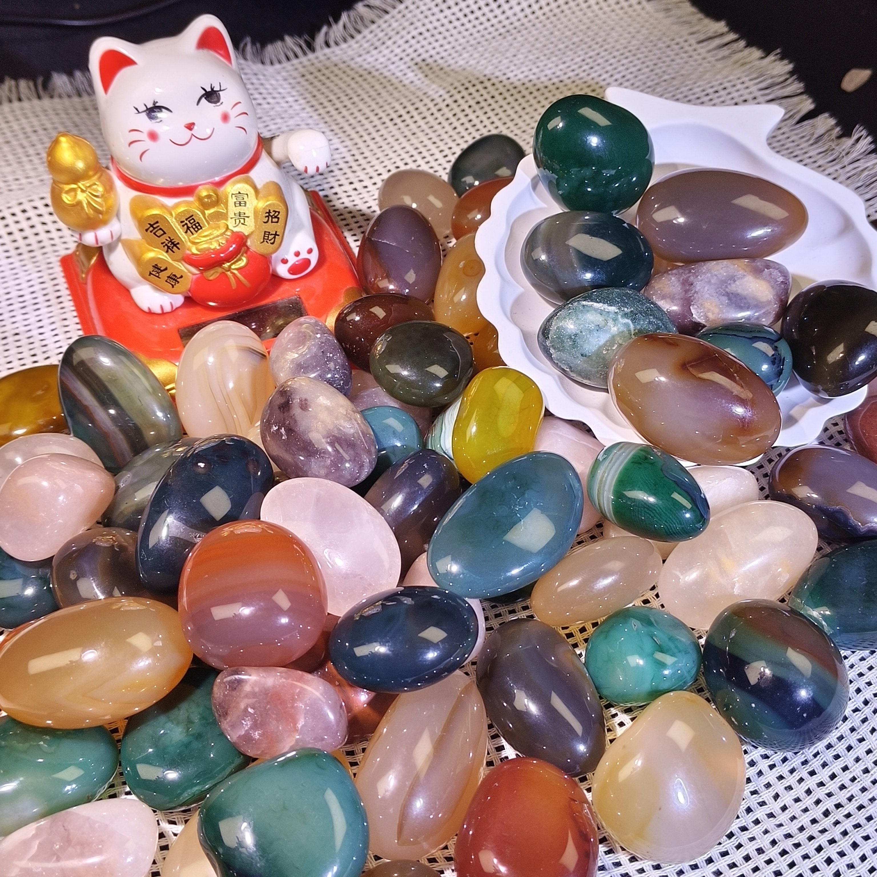 南京雨花石原石天然鹅卵石