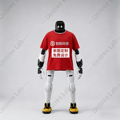 智元灵犀X2衣服人形机器人上衣定制短袖可印字印LOGO表演服演出服