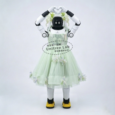 智元灵犀X2衣服人形机器人表演服饰演出服饰裙子演出服周边服装