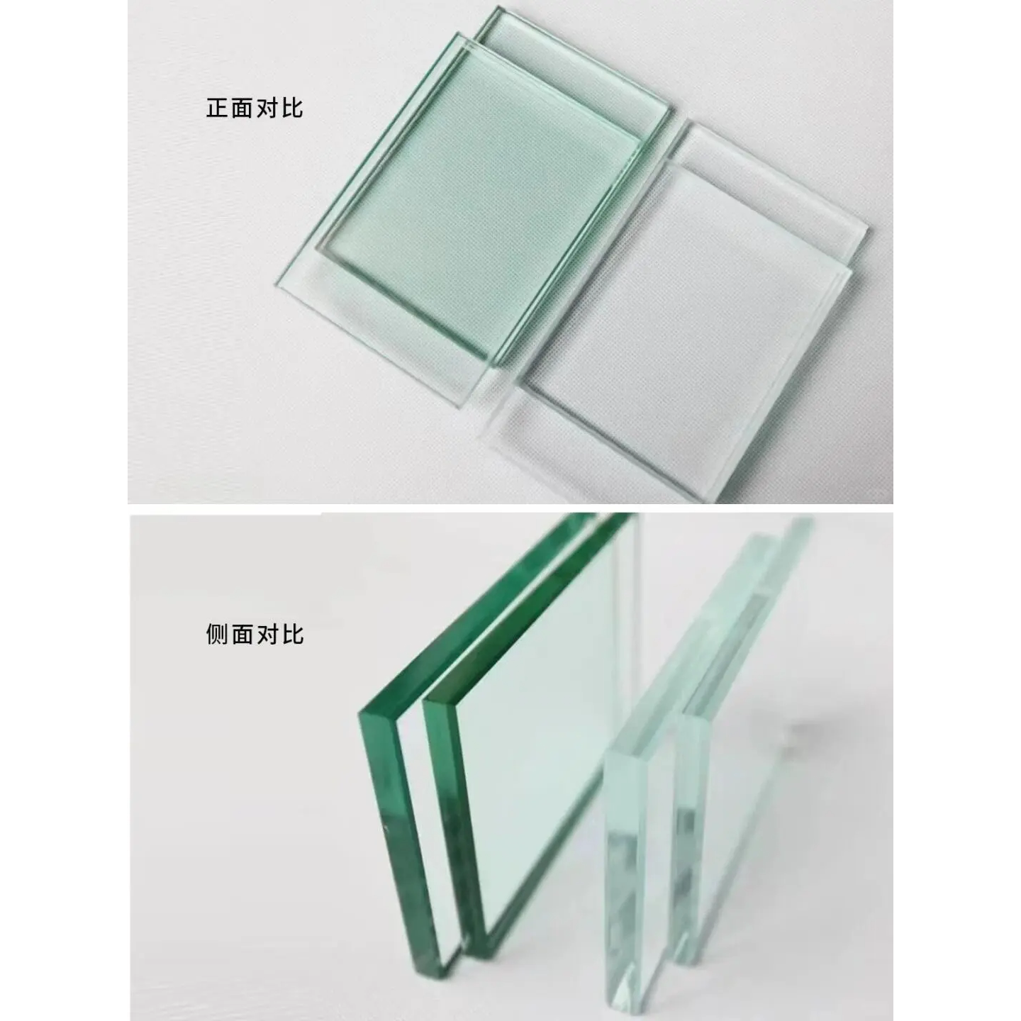 金晶鱼缸用蓝色超白浮法黑色玻璃图片