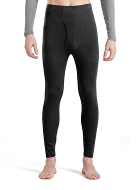 SHEEP RUN 美利奴羊毛保暖长裤 男士冬季秋裤吸湿排汗滑雪基础层