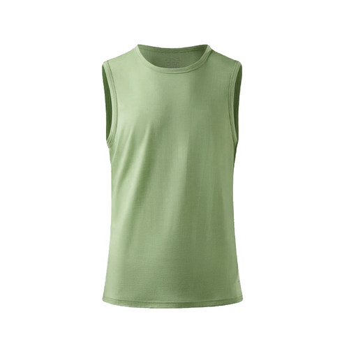 美利奴羊毛背心男运动透气坎肩