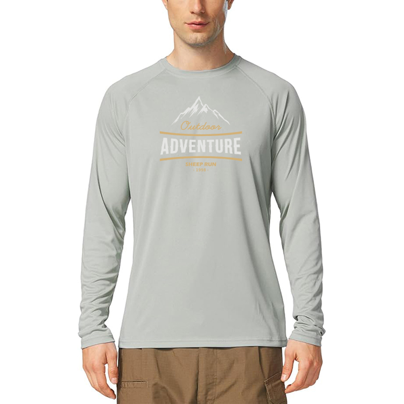 美利奴羊毛速干衣男长袖T恤