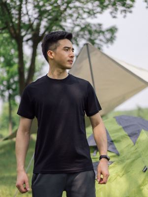 SHEEPRUN美利奴羊毛短袖户外男