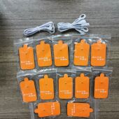 3.5mm扣式 导线经络理疗器按摩仪家用电疗仪针灸穴位硅胶贴片配件