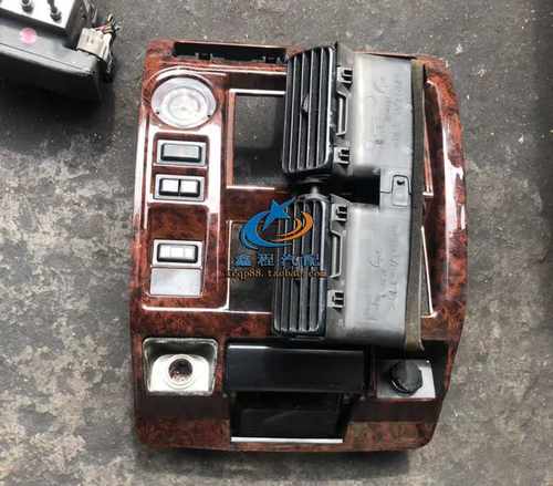 V73 丰田霸道2700 3400 LC95桃木出风口面板 中控面板仪表桃木