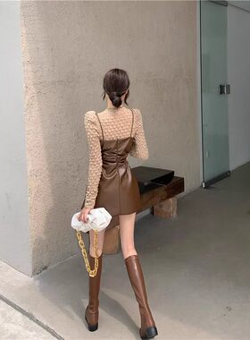 高级感茶歇初恋吊带裙子套装