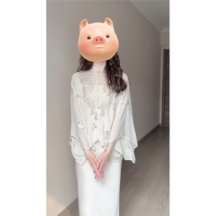 女夏季 国风禅意半身裙两件套装 气质高级感搭配一整套中式 2025新款