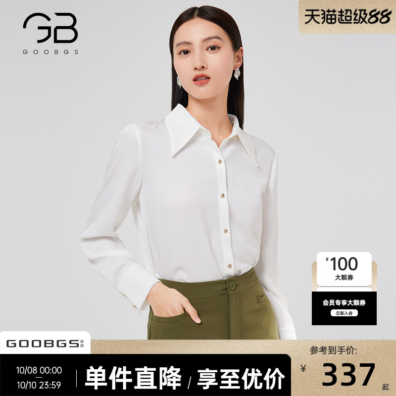 GOOBGS谷邦长袖衬衫女