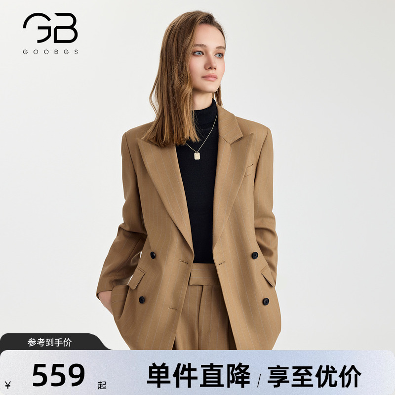 GOOBGS/谷邦常规长袖西装外套