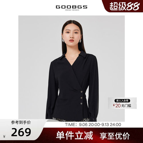 GOOBGS谷邦长袖小衫女