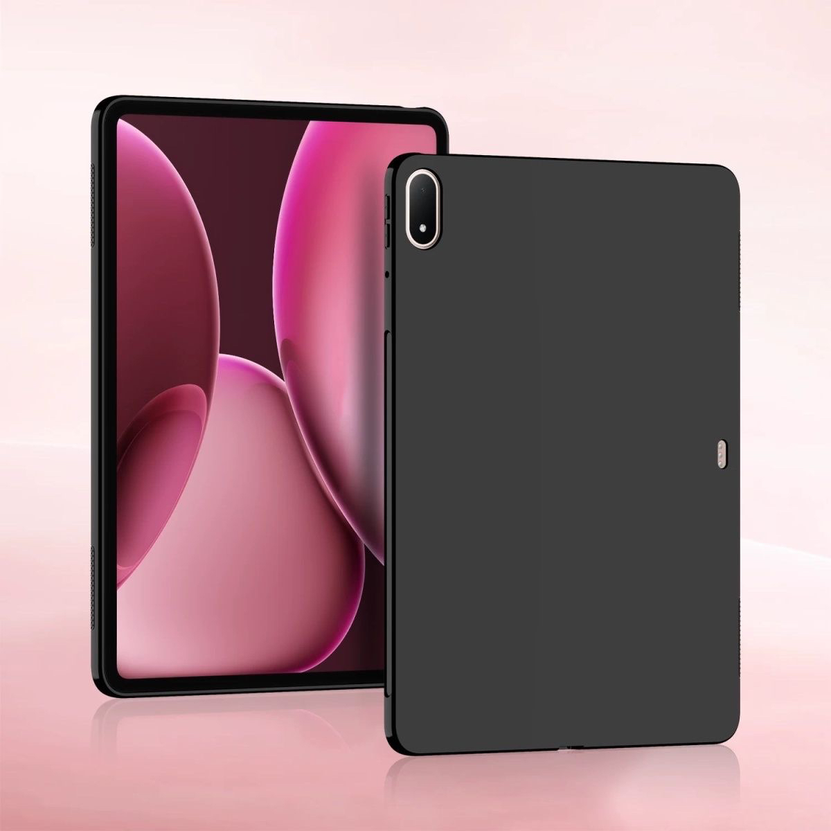 适用OPPOPad4Pro黑色硅胶防摔保护壳13.2英寸保护平板后壳