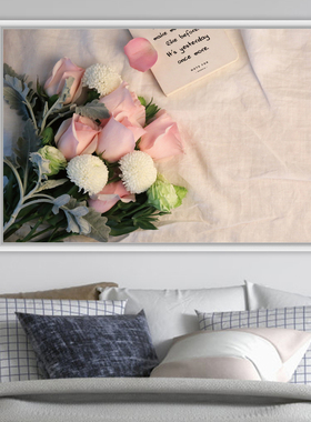 床头墙纸自粘贴画卧室房间墙面贴画防水3d立体装饰画客厅宿舍贴纸