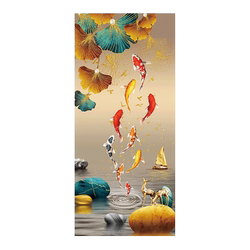 省心玄关PVC自粘墙贴贴画