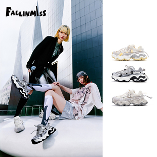 非谜星浪鞋系列老爹鞋25年秋冬时尚潮流舒适厚底女鞋