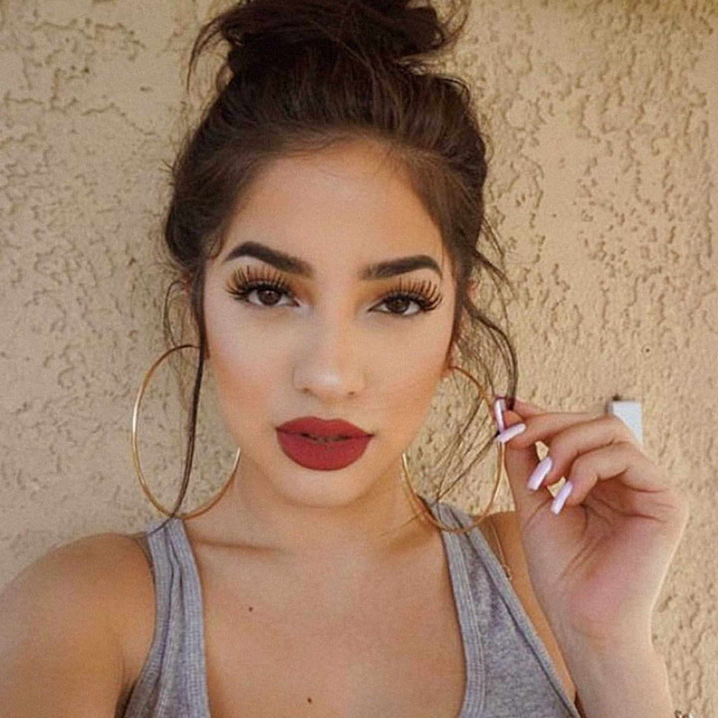 大圈圈耳环韩国气质女性感耳饰品