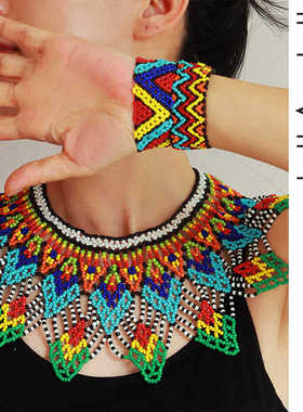 披肩套装波西米亚民族风夸张配饰