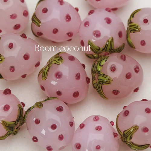 Импортная клубника, стеклянные бусины, браслет из бисера ручной работы, мобильный телефон, аксессуар с аксессуарами, DIY