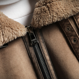 网格大码冬季皮毛一体男加绒加厚外套Z1928-P255主推大货，女装短外套，电商D308