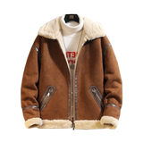 冬季男装大码皮毛一体加绒加厚外套DSD308-Y1002-P240，女装短外套，电商D308