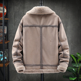 展架大码新款冬季皮毛一体男士青年夹克外套Z1928-P255主推，男装夹克，电商D308