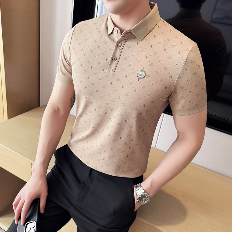 男士翻领短袖POLO衫男PL6612-P55,男装Polo衫,电商D308
