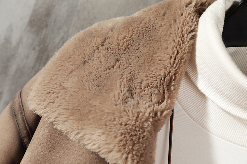 挂拍日系大码冬季皮毛一体男加绒加厚外套Z1928-P255主推大货，女装短外套，电商D308