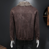 冬季男装大码皮毛一体加绒加厚外套DSD308-Z8808-P265假模，女装短外套，电商D308