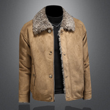 冬季男装大码皮毛一体加绒加厚外套DSD308-Z8808-P265镂空，女装短外套，电商D308