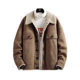 立体挂拍男装冬季新款皮毛一体加绒加厚外套Z2880-P240大码，女装短外套，电商D308