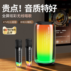 唱歌k歌音箱话筒音响麦克风蓝牙无线家用家庭ktv一体机卡拉OK套装