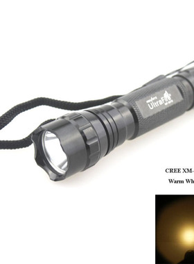 UltraFire 501B CREE XM-L2 3500K暖黄光LED 手电筒