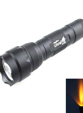 UltraFire 502B CREE XP-E2 585nm 琥珀光 400流明 1档 橘皮手电