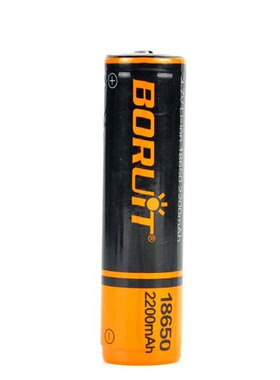 Boruit 3.7V 18650 2200mAh 锂离子电池 手电 电动玩具 航模用