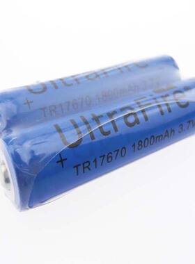 UltraFire TR 17670 1800mAh 3.7V可充电锂电池 带保护板