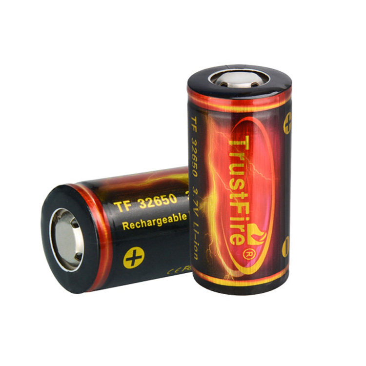 TrustFire 32650 3.7V 6000mAh 可充电锂电池 带保护板