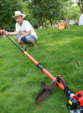 高空油锯正品三菱TU431.5-6米汽油高枝锯/进口伸缩高枝油锯伐木锯