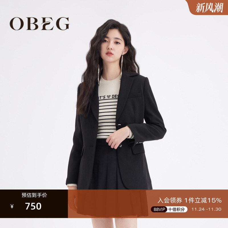 欧碧倩易小西装OBEG通勤
