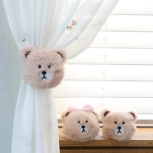 现代简约卡通窗帘夹子系带可爱装饰品束带 Curtain clip Tieback