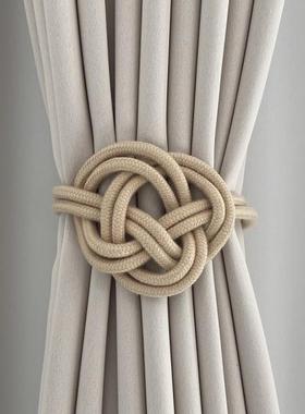Wood Knot Tieback 免打孔现代简约装饰窗帘绑带扣 客厅卧室民宿