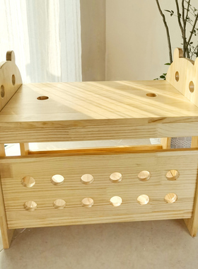 人猫共用凳猫洞猫凳子实木猫咪床换鞋凳猫窝凳猫耍凳猫掏凳猫隧道