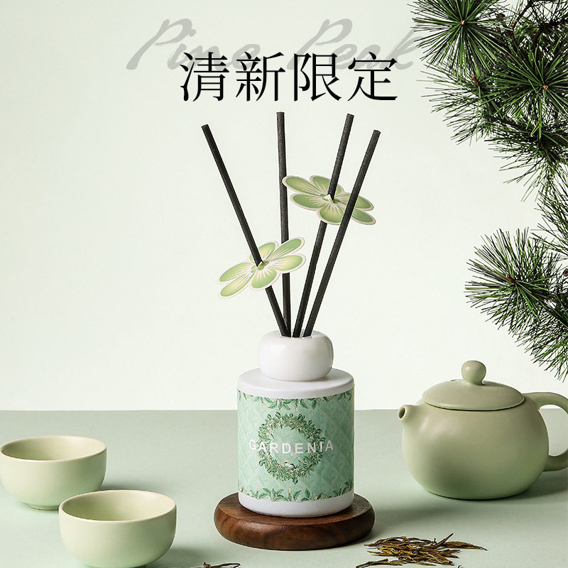 新中式国风无火香薰居家卧室持久留香香薰精油摆件卫生间除臭香氛,洗护清洁剂/卫生巾/纸/香薰,全屋香氛系统,淘宝优惠券,粉丝福利购,淘宝优惠卷