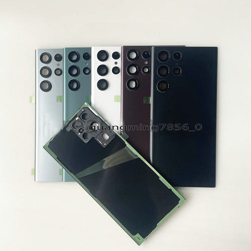 全新适用于三星S22 S22+ S22 Ultra 5G 玻璃电池背盖外壳后壳后盖