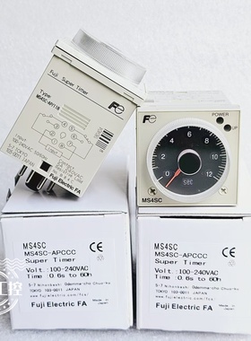 原装富士/FUJI时间继电器ST4PA ST4PM ST4PR 100-240V 24V 现货