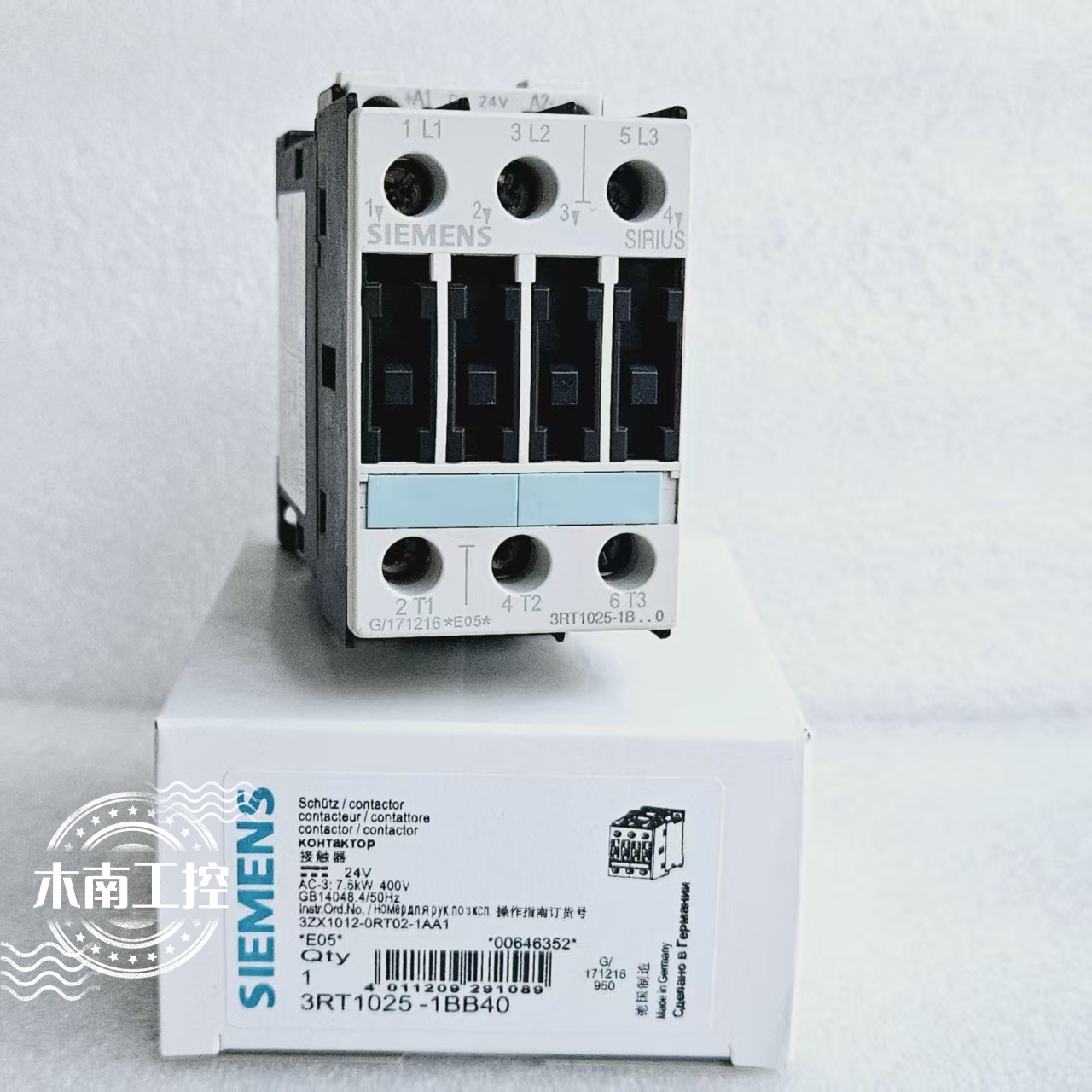 原装西门子/SIEMENS接触器3RT1025-1BB40 DC24V 现货