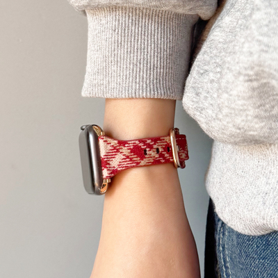 圣诞毛呢细款适用iwatch表带